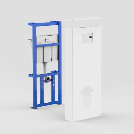 SANIT INEO SOLO sanitární modul pro závěsné klozety bílý