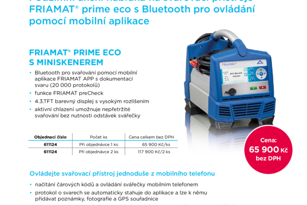 Akční leták FRIAMAT prime eco 2022