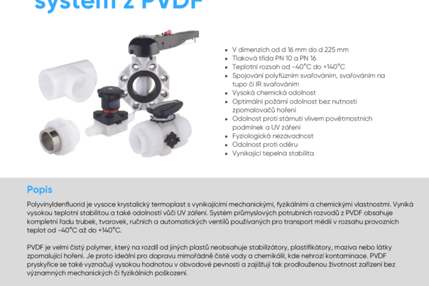 Materiálový list PVDF
